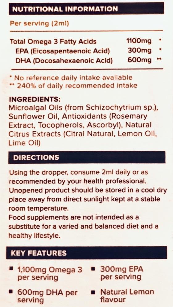 O3-Plant Based Omega 3 (out of stock)