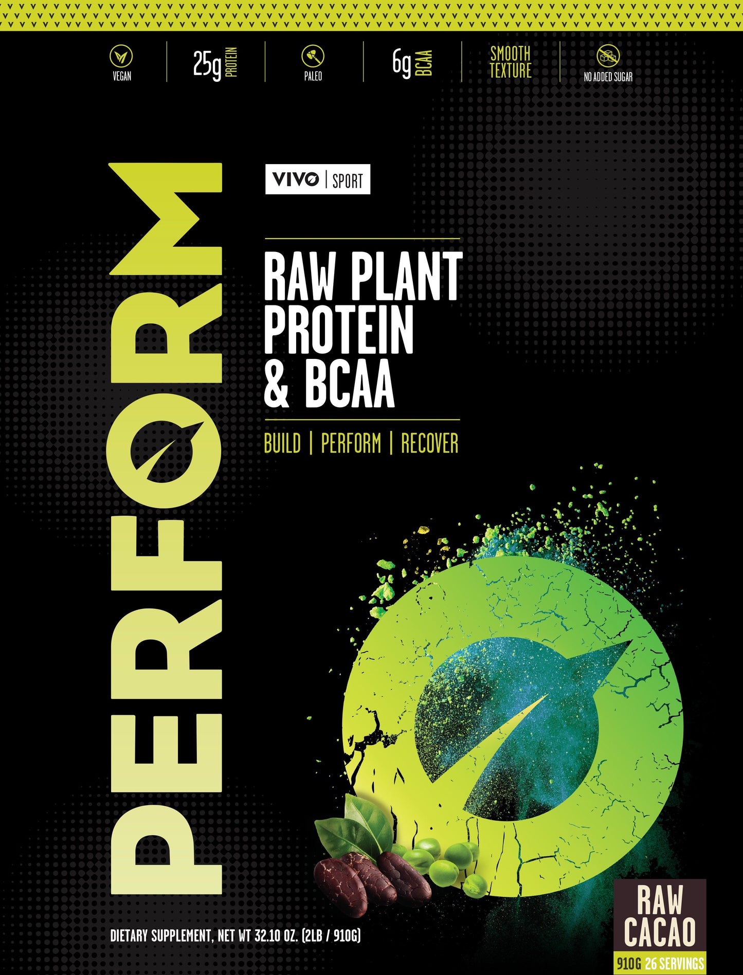 Perform Raw Plant Based Protein Powder and BCAA'S small (14 servings)