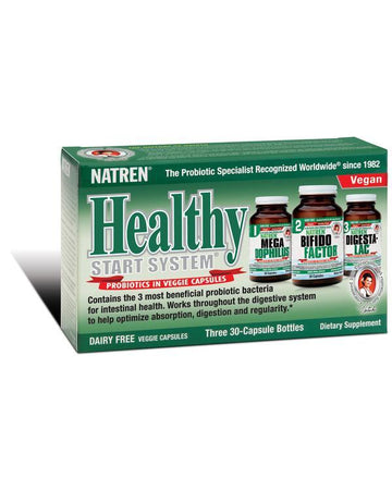 Natren's Healthy Start Probiotics (dairy free) 3 jars 30 days