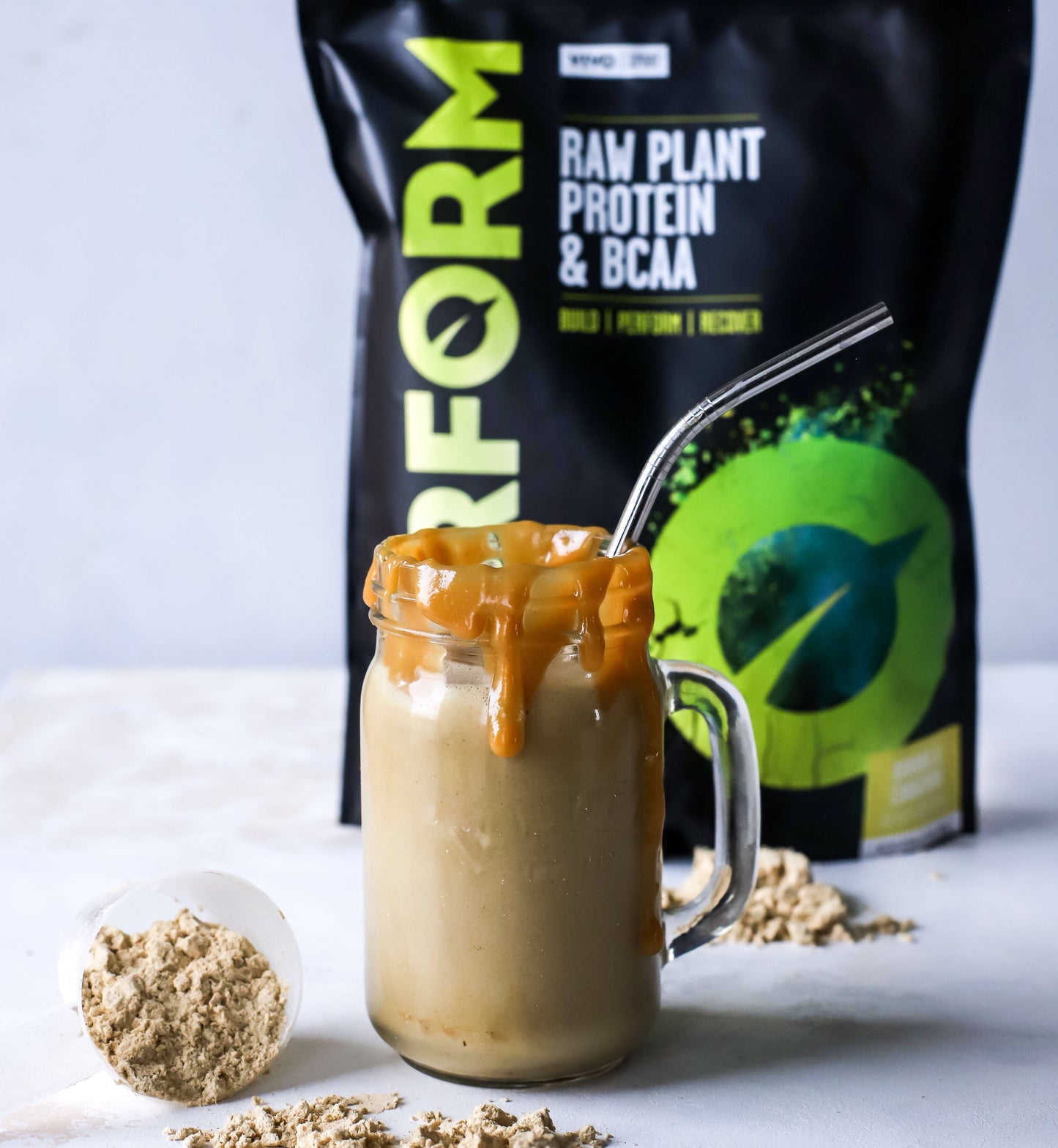 PERFORM raw plant based protein powder & BCAA