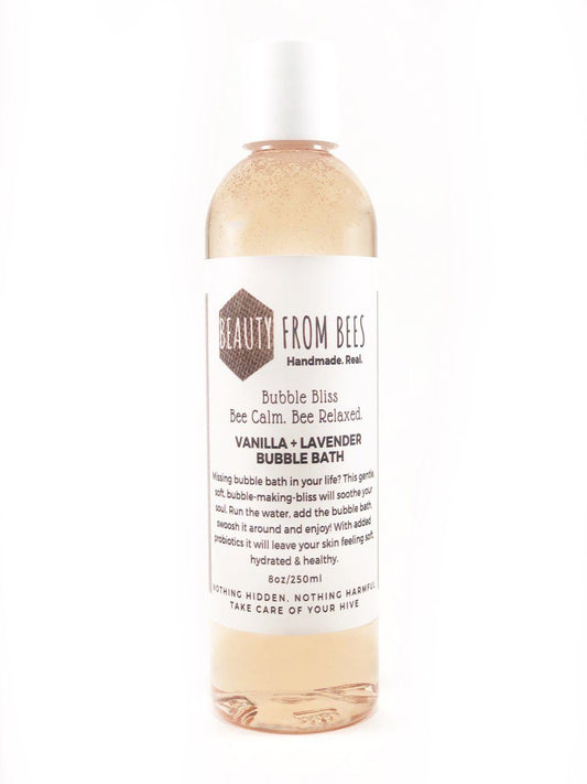 Beauty From Bees Vanilla + Lavender Bubble Bath