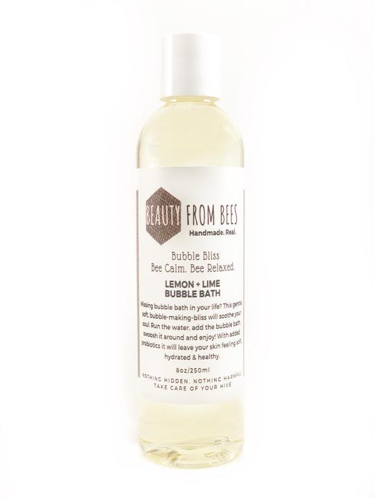 Beauty From Bees Lemon + Lime Bubble Bath