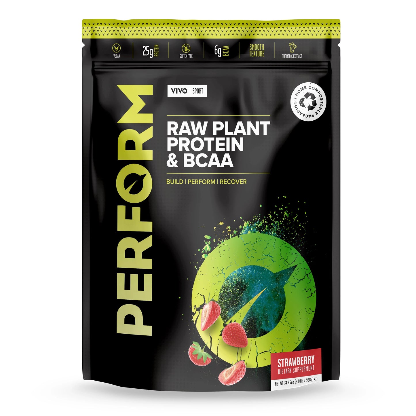 PERFORM raw plant based protein powder & BCAA